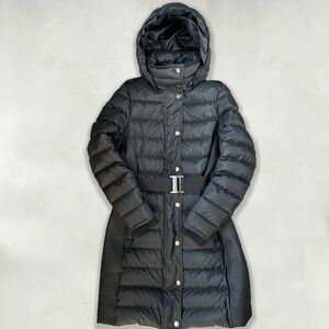 Burberry Women Abbeydale Puffer Duck Down Coat Black, Sz. 6 (US)